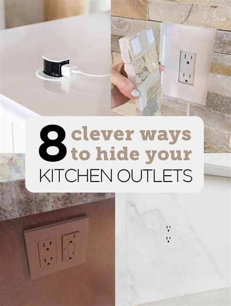 ways to hide kitchen outlets